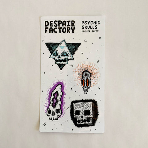 Psychic Skulls Sticker Sheet