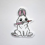 Switchblade Bunny Sticker